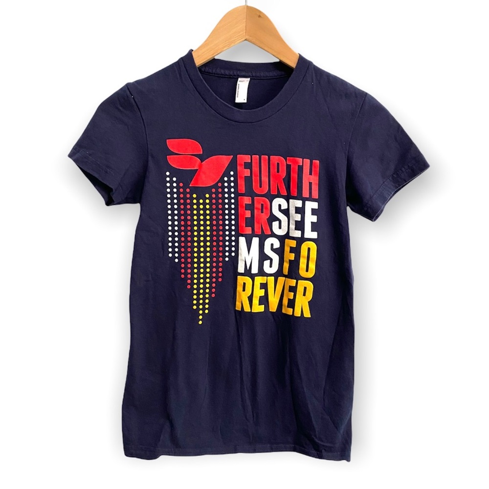 FURTHER SEEMS FOREVER t-shirt indie Women’s Amarican Apparel Size Small